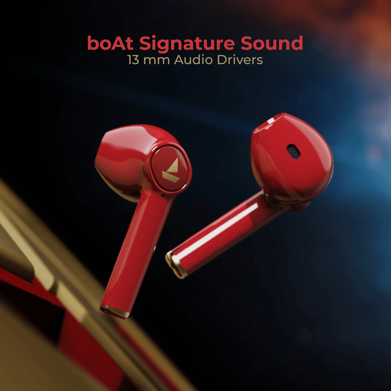 boAt Airdopes 131 Iron Man Marvel Edition | Wireless Earbuds with 13mm Audio Drivers, Upto 60 Hours Playback, IWP Technology, Voice Assistant, Type C Charging - Image 2