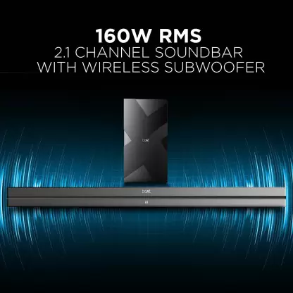 boAt Aavante Bar 2000 | 160W RMS Powerful Drivers with Sleek & Premium Design, 2.1 Channel Surround Sound, BT, Aux, USB - Image 3