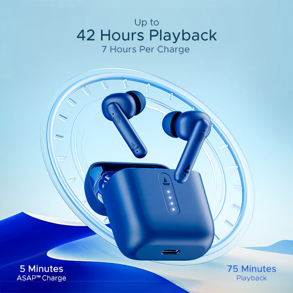 boAt Airdopes 141 | Wireless Earbuds with 42 Hours Playback, ENx™ Technology, BEAST™️ Mode - Image 23