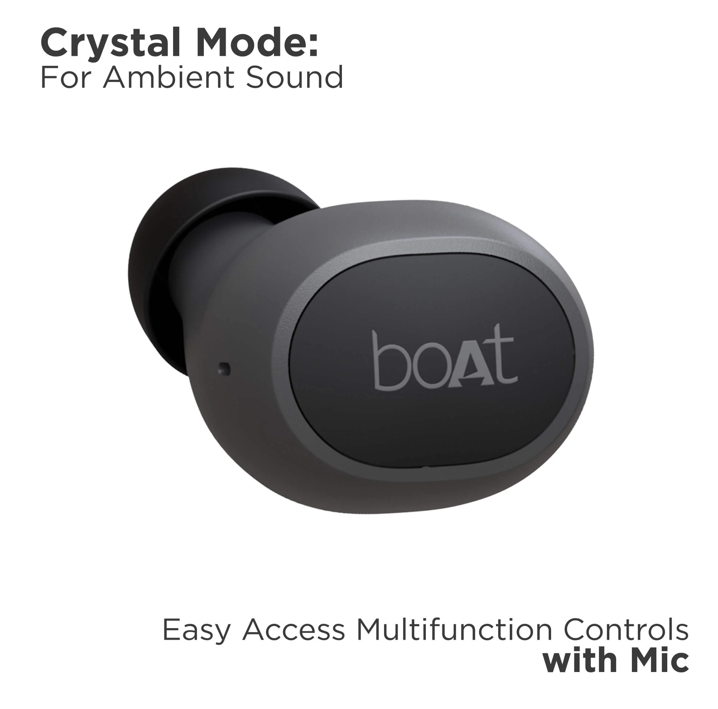 boAt Airdopes 171 | In-Ear Earbuds with 6mm drivers, Bluetooth v5.0, Up to 13 Hours Playback, Voice Assistant - Image 5