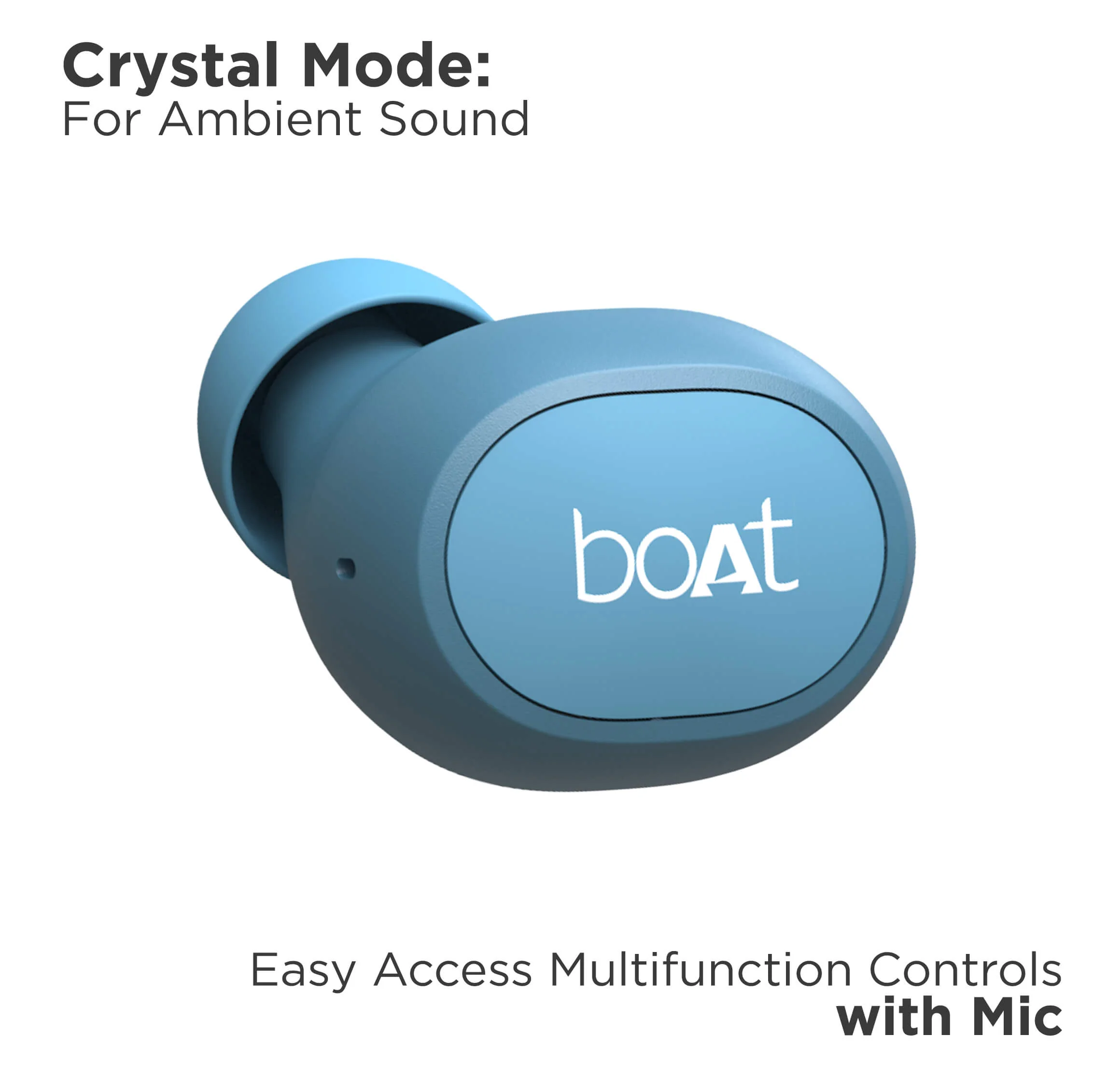 boAt Airdopes 173 | Wireless Earbuds with Powerful 6mm drivers, Nonstop Music Up to 13 hours, Type-C Interface - Image 7