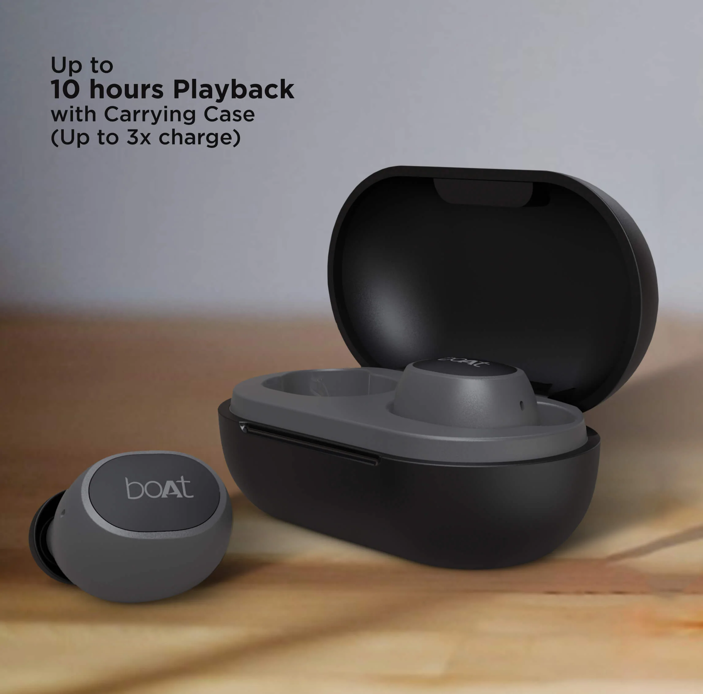 boAt Airdopes 173 | Wireless Earbuds with Powerful 6mm drivers, Nonstop Music Up to 13 hours, Type-C Interface - Image 8