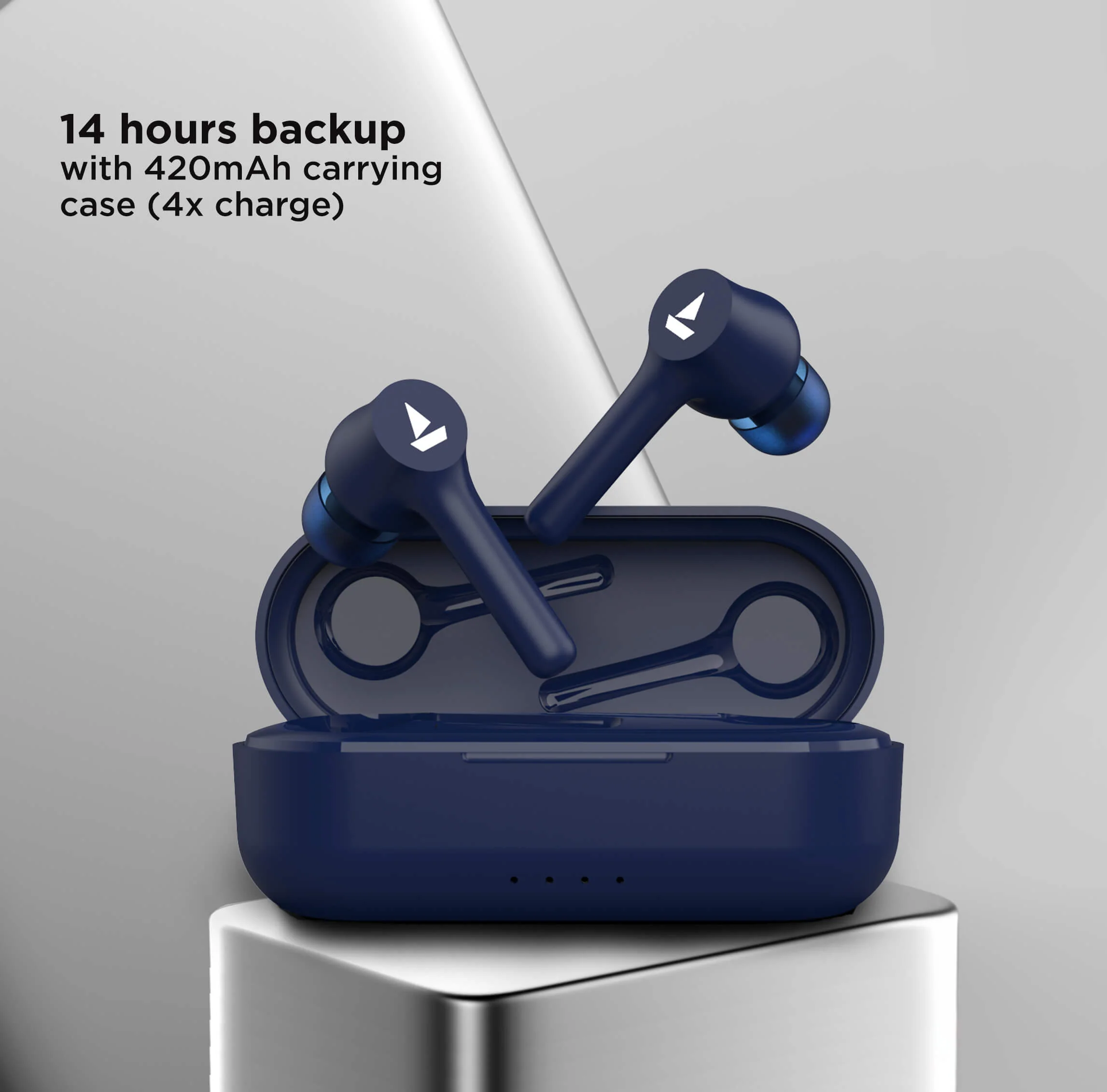 boAt Airdopes 281 | TWS Wireless Earbuds with 6mm Drivers, Bluetooth V5.0, 14 Hours Nonstop Music, 420mAh Charging Case - Image 7
