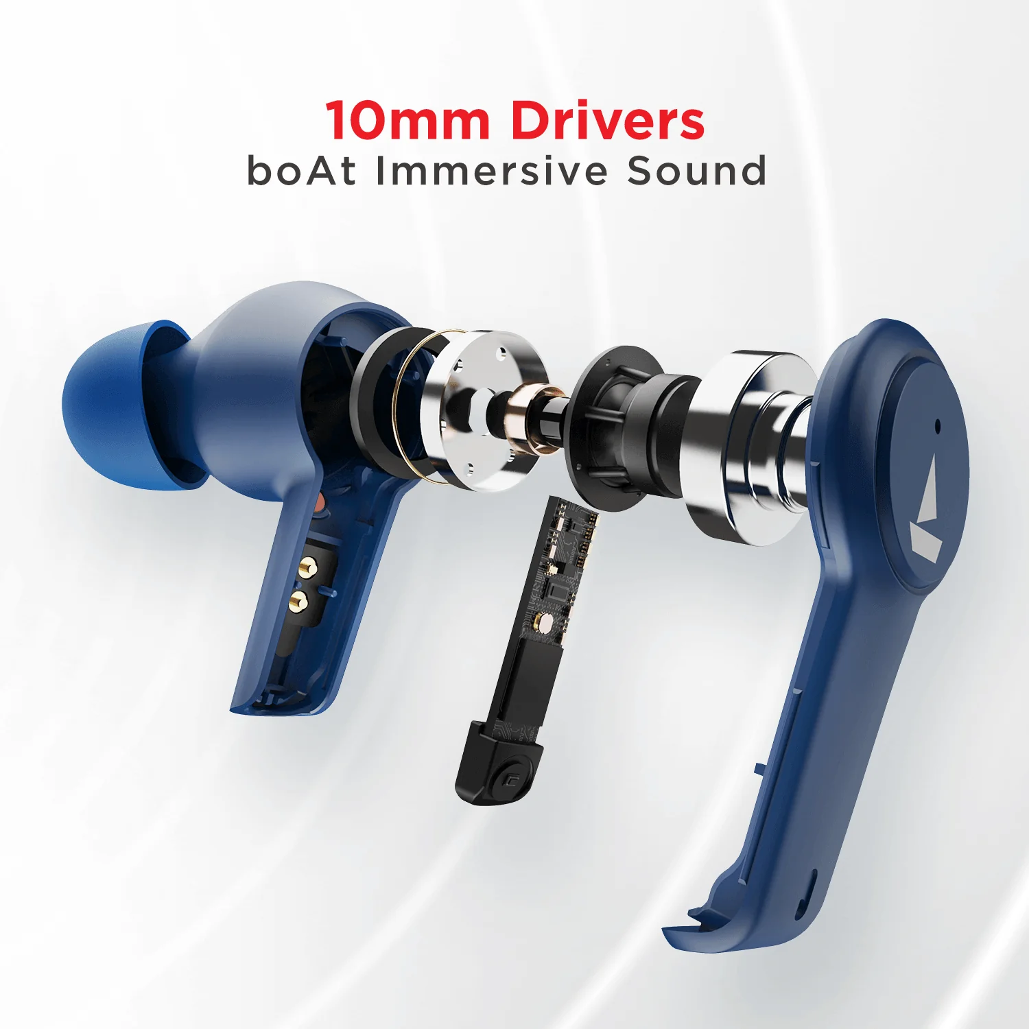 boAt Airdopes 411 ANC | Noise-Cancelling Earbuds with 10mm Drivers, ASAP™ Charge Technology, Up to 25dB ANC, ENx™ Technology, 17.5 Hours Playback - Image 16