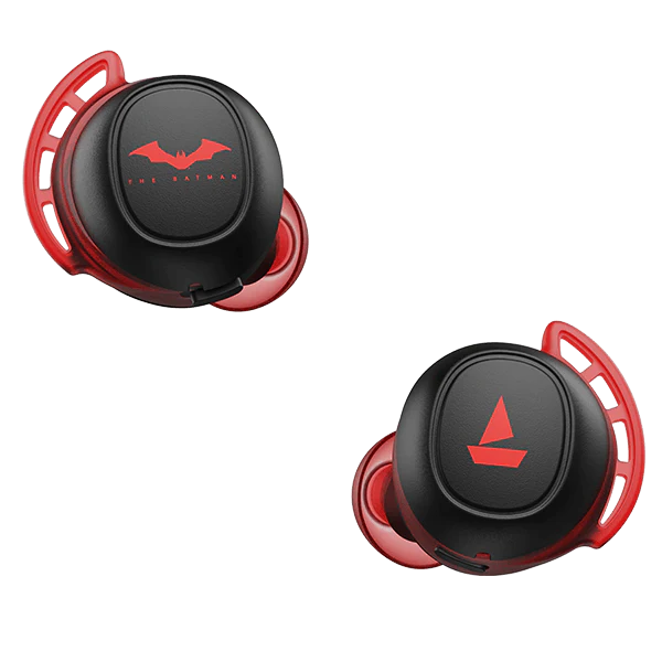 boAt Airdopes 441 Pro Special Batman Edition | Wireless Earbuds with 2600 mAh Carry Case, 6mm Drivers, Upto 20 Hours nonstop Music, IPX7 Sweat & Water Resistance