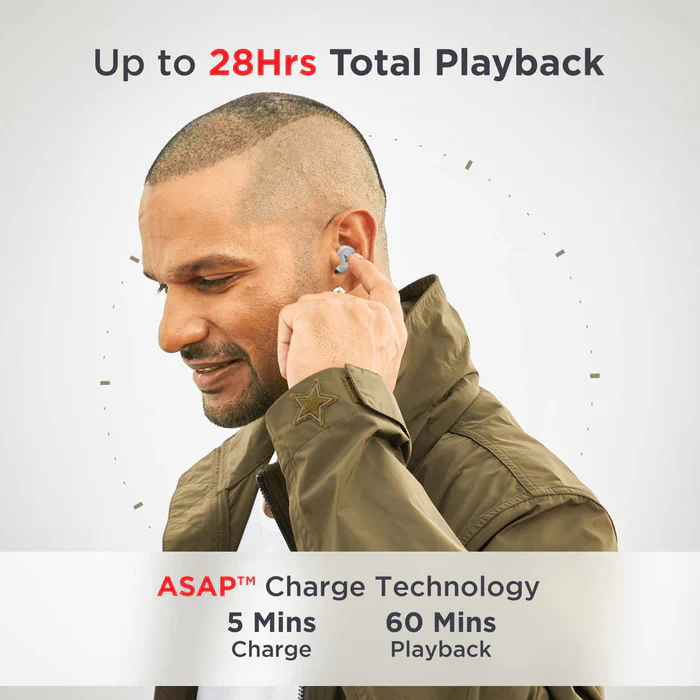 boAt Airdopes 501 ANC | ANC wireless Earbuds with Dual Mics with ENx Technology, BEAST™ for Low Latency, 8mm Drivers - Image 12