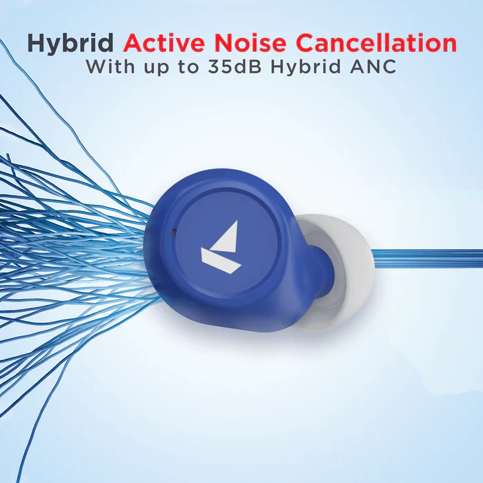 boAt Airdopes 501 ANC | ANC wireless Earbuds with Dual Mics with ENx Technology, BEAST™ for Low Latency, 8mm Drivers - Image 9