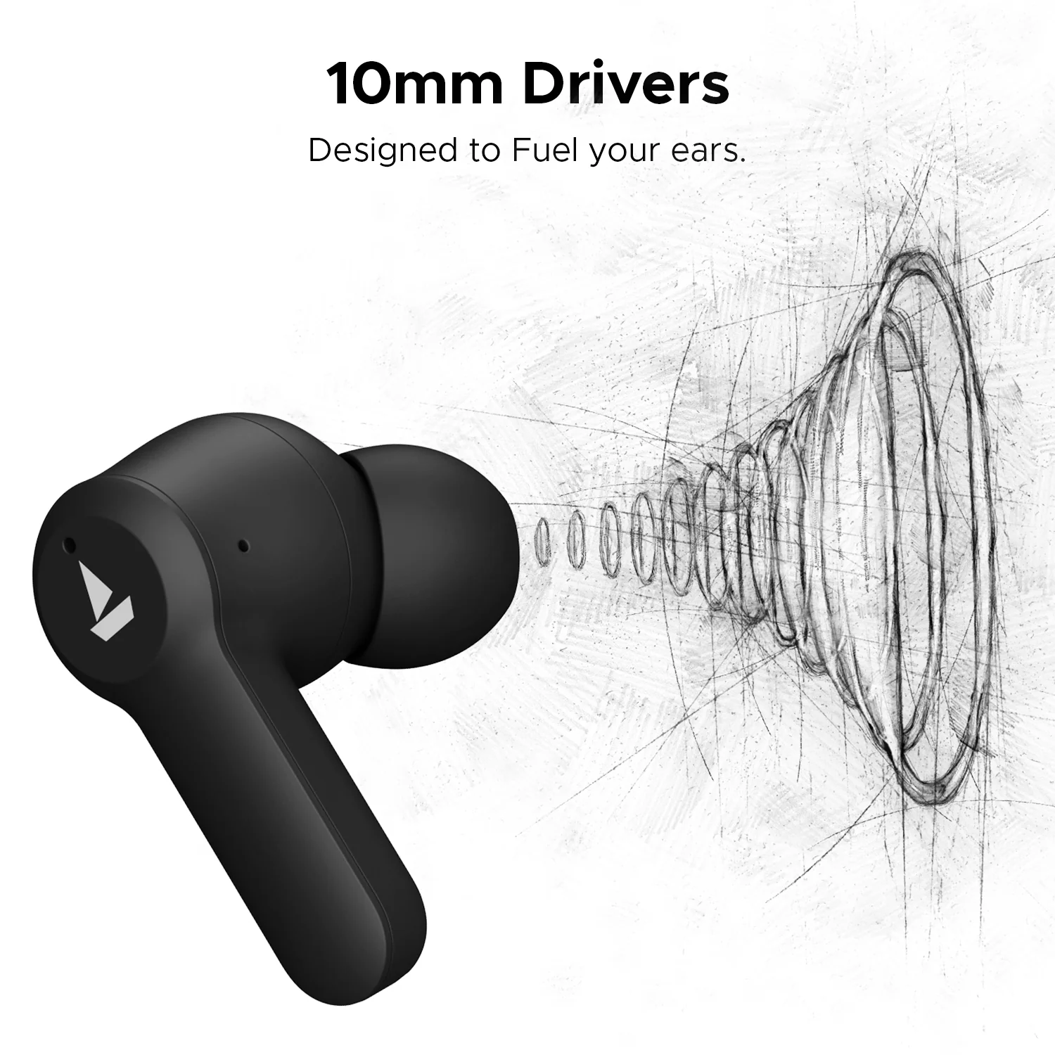 boAt Airdopes Fuel | Premium Wireless Earbuds with 10mm Drivers, 50 Hours Long Playback, BEAST™ Mode, ENx™ Technology - Image 12