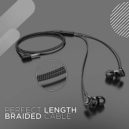 boAt Bassheads 152 | Wired Earphone with Premium HD Sound, Angled Headphone Jack, Super Extra Bass, Active Voice Assistant - Image 7