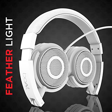 boAt Bassheads 900 | Wired Earphones with 40mm Drivers, Compact & Foldable, In-line microphone, Super Bass - Image 3
