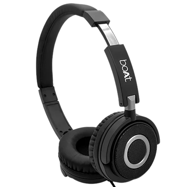 Bassheads 910 | Wired Headphone with 40mm Dynamic Drivers, Comfortable & Foldable Cups, In-line microphone