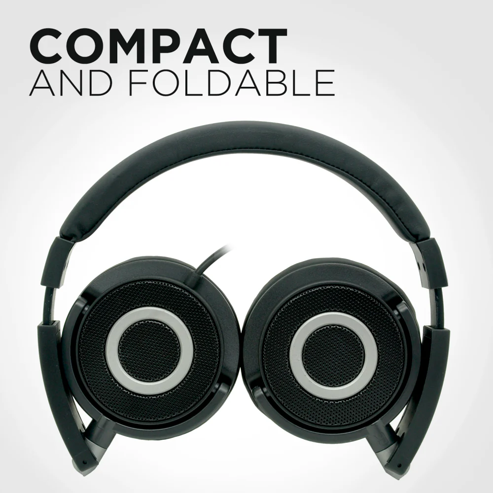 Bassheads 910 | Wired Headphone with 40mm Dynamic Drivers, Comfortable & Foldable Cups, In-line microphone - Image 5