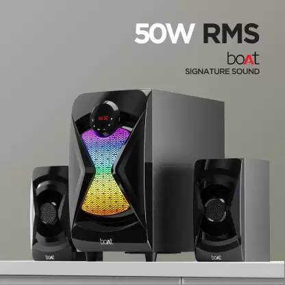 Blitz 1500 | 50W Bluetooth Wired Speaker with 5 Entertainment EQ Modes, RGB Led, 2.1 Channel, BT, Aux,USB, FM - Image 5