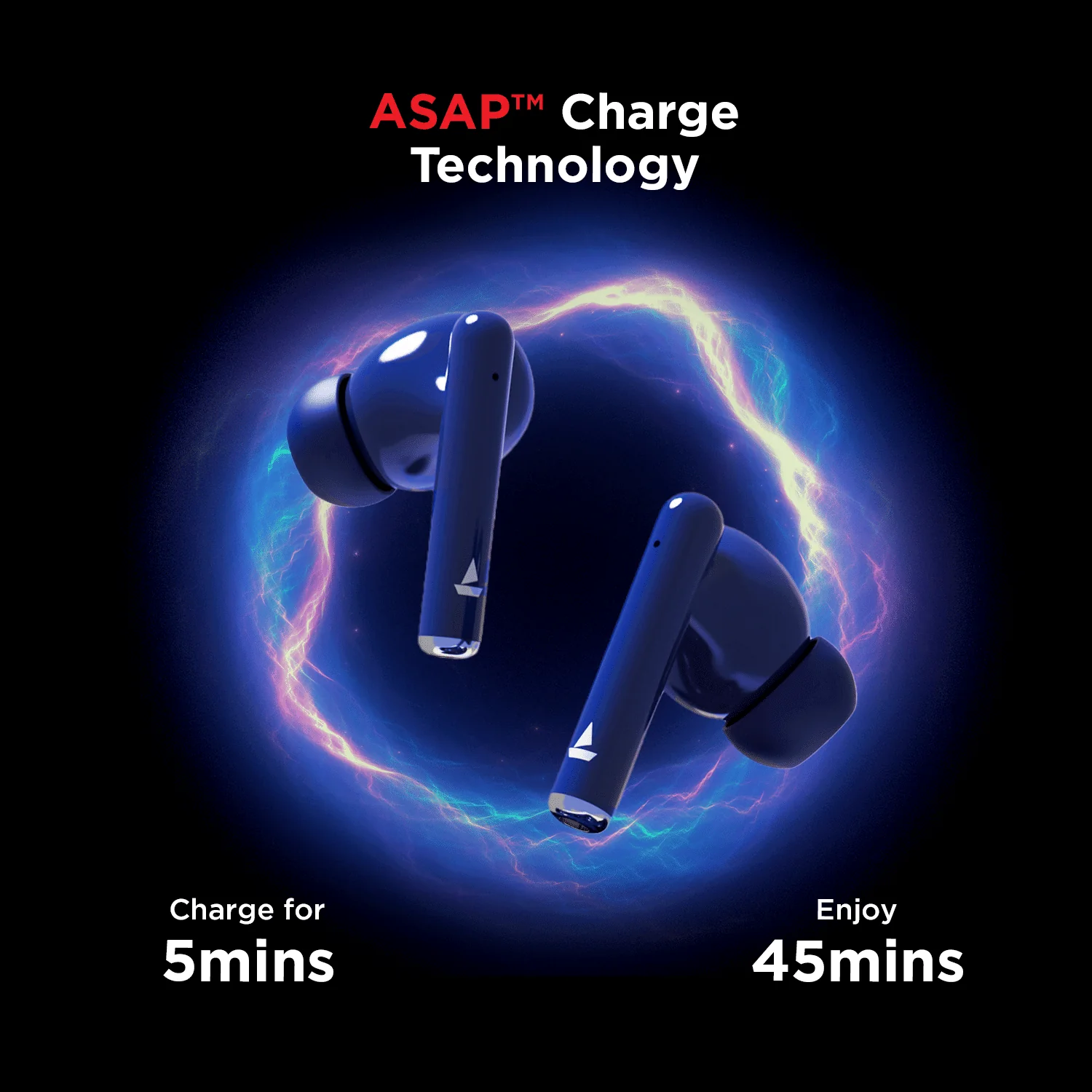 boAt Airdopes 111 | Wireless Earbuds with 13mm drivers, 28 Hours of Playback, IWP Technology, ASAP Charge, Voice Assistant - Image 10