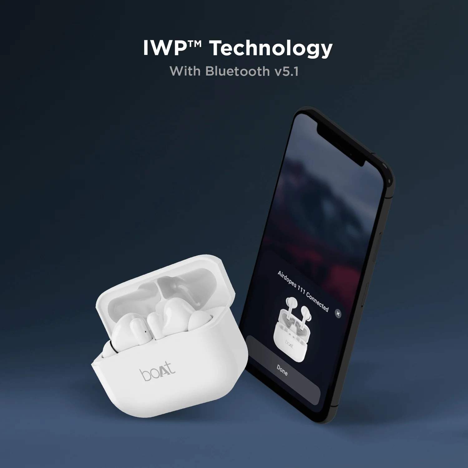 boAt Airdopes 111 | Wireless Earbuds with 13mm drivers, 28 Hours of Playback, IWP Technology, ASAP Charge, Voice Assistant - Image 20