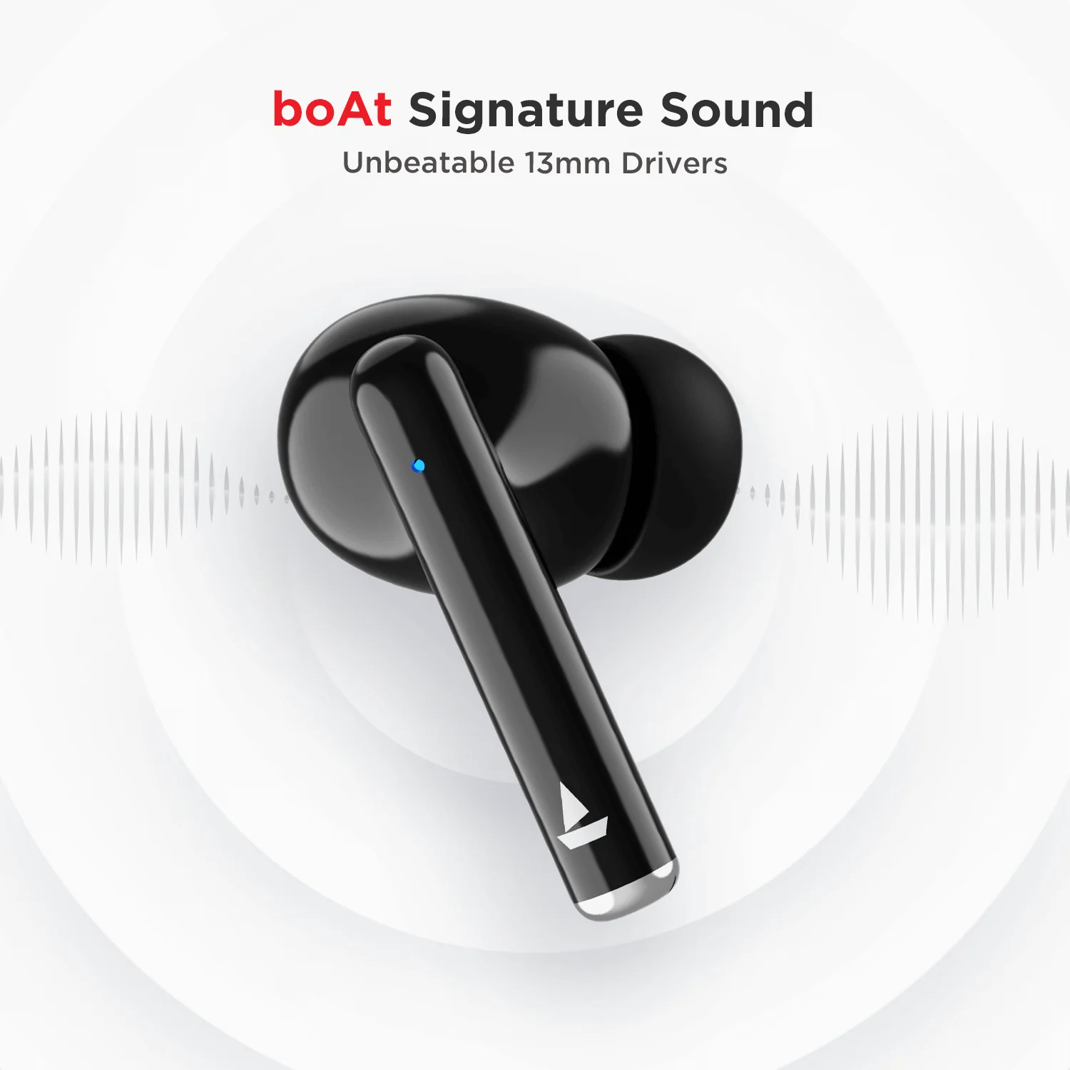 boAt Airdopes 111 | Wireless Earbuds with 13mm drivers, 28 Hours of Playback, IWP Technology, ASAP Charge, Voice Assistant - Image 5