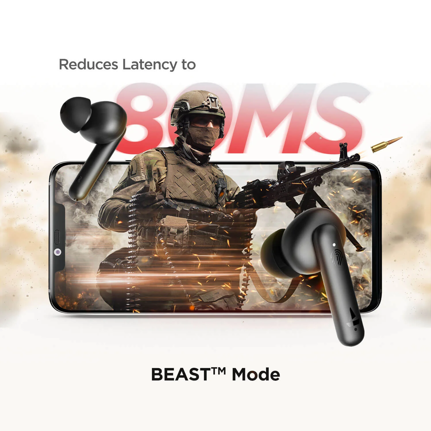 boAt Airdopes 148 | Wireless Earbuds with 8mm Drivers, IWP & ENxTM Technology, ASAP Fast Charge, Upto 42 hours Playback, IPX4 Sweat & Water Resistance - Image 12