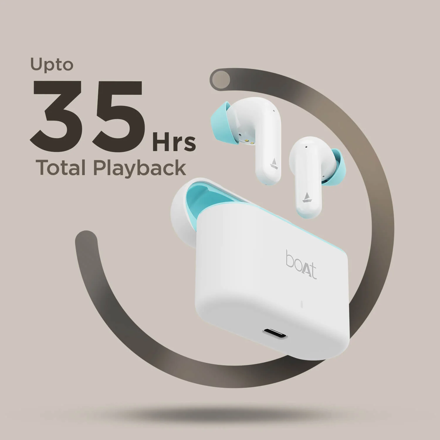 boAt Airdopes 175 |TWS Earbuds10mm drivers, Quad mics with ENx™️ Technology, Bluetooth v5.2, IPX4 Sweat & Water Resistance, ASAP™  Fast Charge - Image 6
