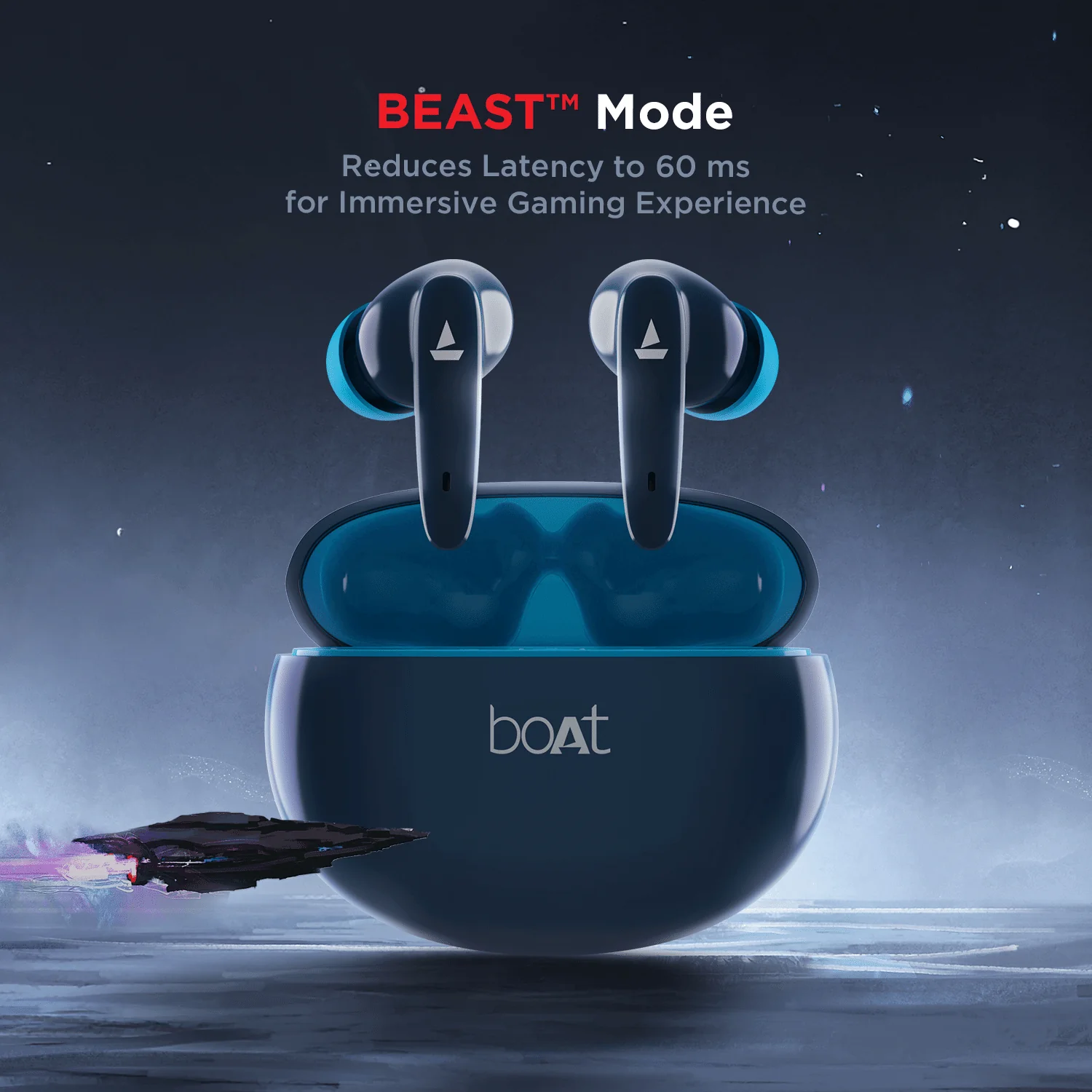 boAt Airdopes 181 | Wireless Earbuds with 10mm Driver, Type C Interface, BEAST™ Mode & Voice Assistant, ENx Technology - Image 15