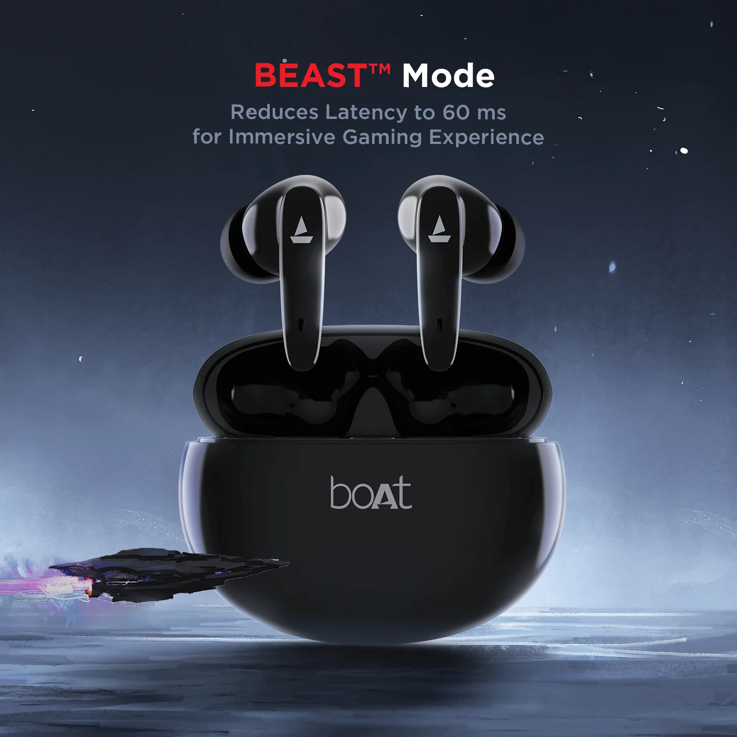 boAt Airdopes 181 | Wireless Earbuds with 10mm Driver, Type C Interface, BEAST™ Mode & Voice Assistant, ENx Technology - Image 16