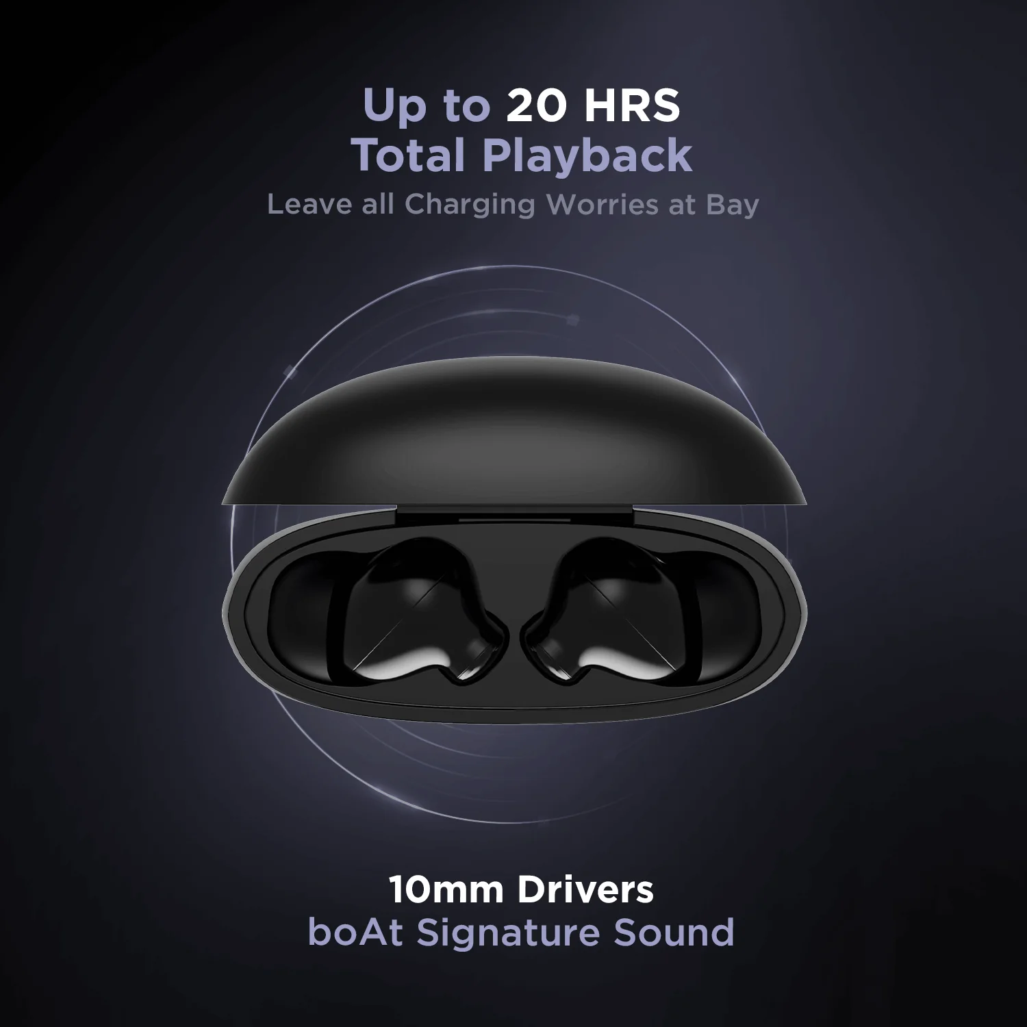 boAt Airdopes 181 | Wireless Earbuds with 10mm Driver, Type C Interface, BEAST™ Mode & Voice Assistant, ENx Technology - Image 17