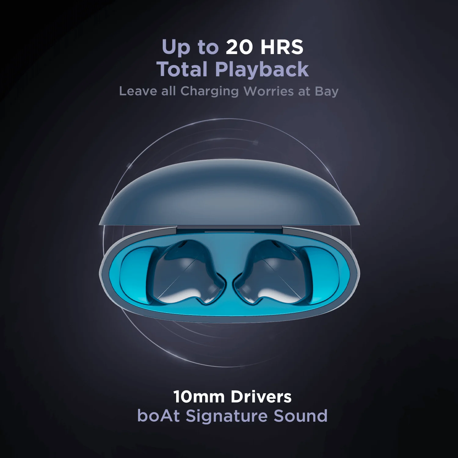 boAt Airdopes 181 | Wireless Earbuds with 10mm Driver, Type C Interface, BEAST™ Mode & Voice Assistant, ENx Technology - Image 18