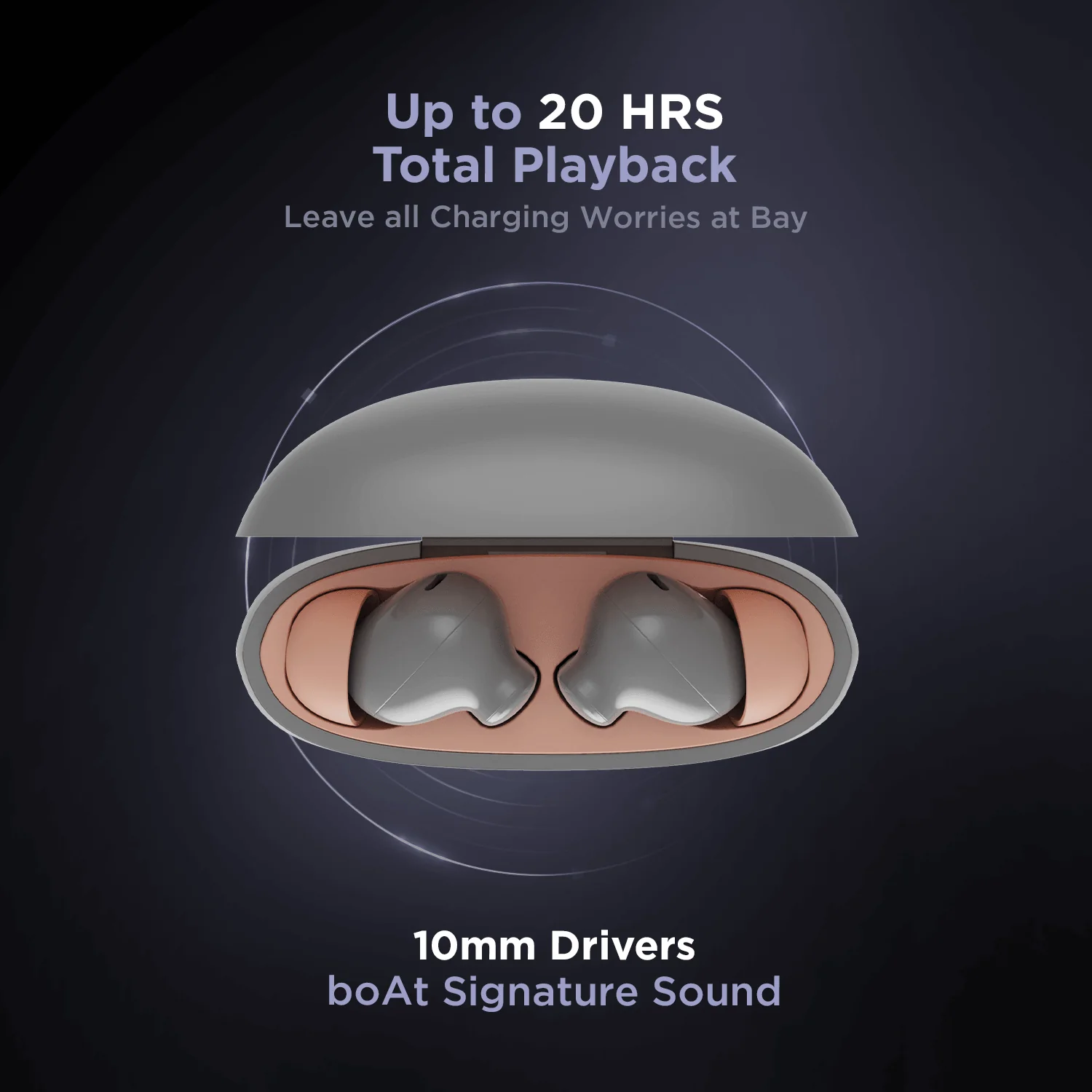 boAt Airdopes 181 | Wireless Earbuds with 10mm Driver, Type C Interface, BEAST™ Mode & Voice Assistant, ENx Technology - Image 19