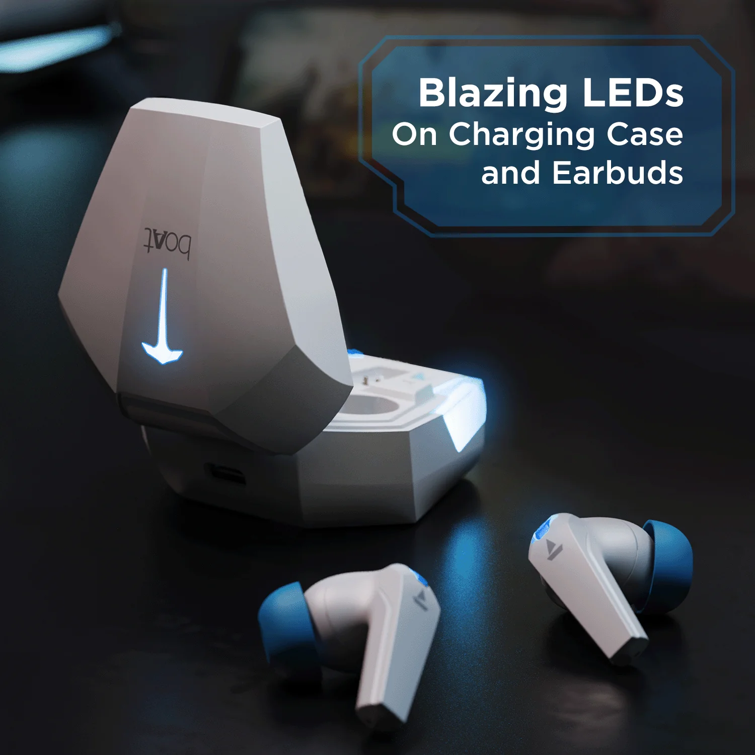 boAt Airdopes 192 | Gaming Earbuds with 13mm Drivers, BEAST™ Mode, ENx™ Technology, LED lights, 30 hours of nonstop playback - Image 9