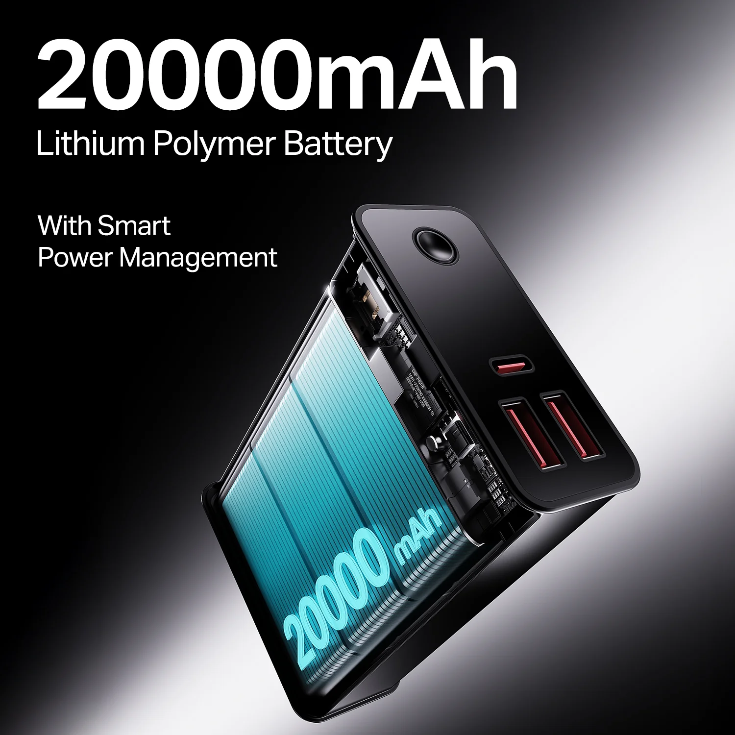 boAt Energyshroom PB400 Pro | 20000 mAh Powerbank with 2-way 22.5W fast charging,Pass-Through Charging, 12-Layer Smart IC Protection, Aluminium Casing & Compact - Image 6