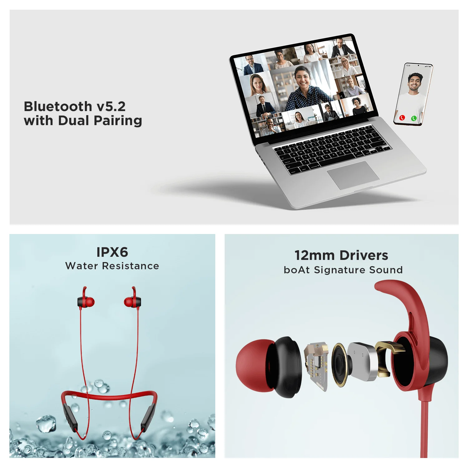 boAt Rockerz 255 Neo | Wireless Bluetooth Neckband with 12mm*2 Drivers, Upto 25Hrs Playback, Beast Mode & ENx Technology, - Image 14