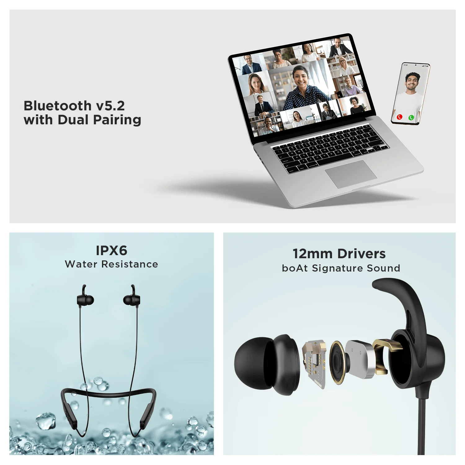 boAt Rockerz 255 Neo | Wireless Bluetooth Neckband with 12mm*2 Drivers, Upto 25Hrs Playback, Beast Mode & ENx Technology, - Image 15