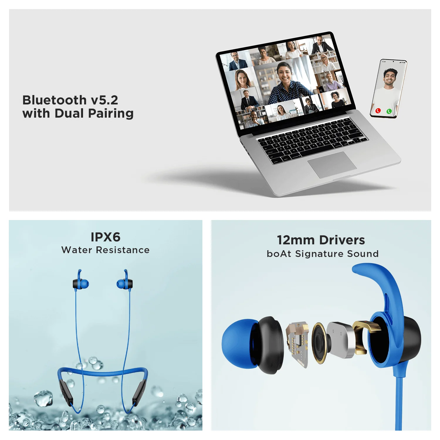 boAt Rockerz 255 Neo | Wireless Bluetooth Neckband with 12mm*2 Drivers, Upto 25Hrs Playback, Beast Mode & ENx Technology, - Image 16