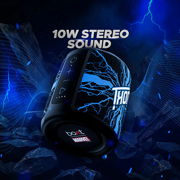 boAt Stone 352 Thor Edition | Portable Speaker with 10W RMS Stereo Sound, 12 Hours Playback, TWS Technology, 2200mAh battery - Image 3