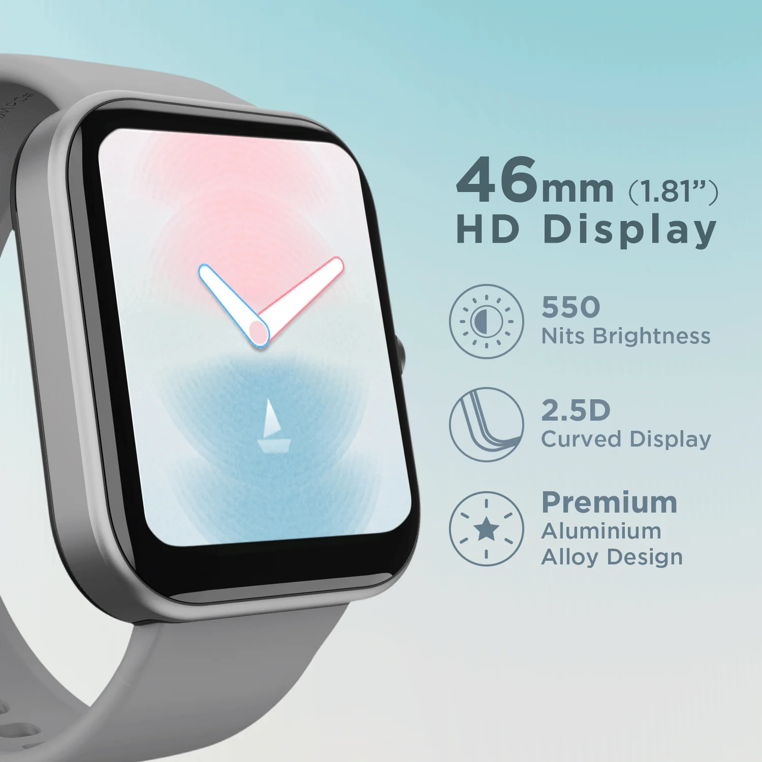 boAt Wave Arcade | 1.81" (4.59 cm) Display Bluetooth Calling Smart Watch with 100+ Sports Modes, Save up to 50 contacts, IP68 Dust and Water Resistance - Image 7