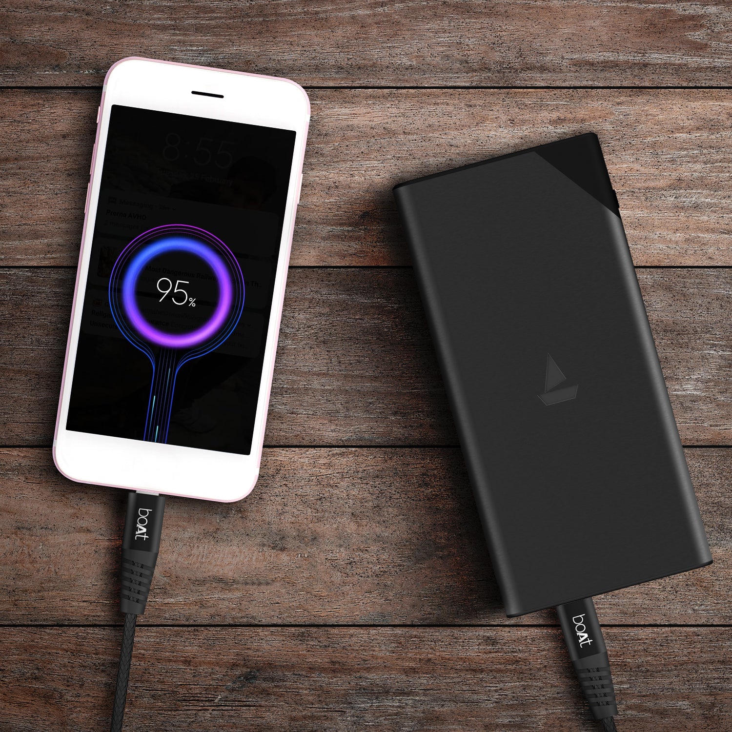 boAt EnergyShroom PB10 | Powerbank with 10000mAh battery capacity with Smart IC protection - Image 8