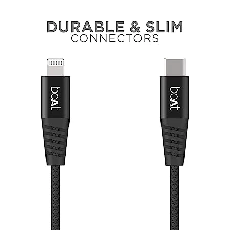 boAt LTG 600 Apple Certified Lightning Cable 1.2 Meter | Premium Fast Charging Cable for Apple devices - Image 3