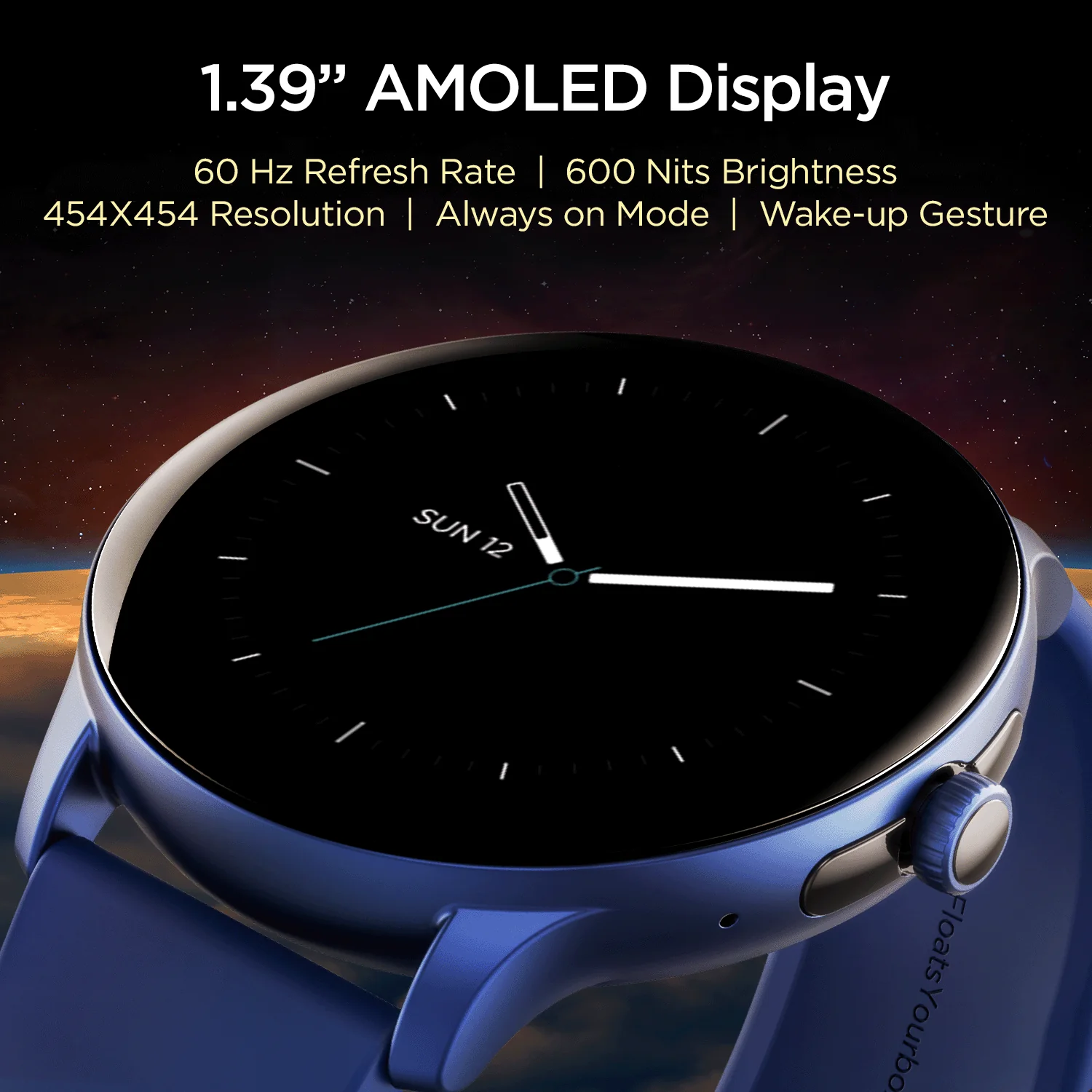 boAt Lunar Call Pro | Round Dial Smart Watch with 1.39" (3.53 cms) Big AMOLED Display, SensAi, Watch Face Studio, Bluetooth Calling, 700+ Active Modes, Apollo3.5 Blue Plus Processor - Image 17