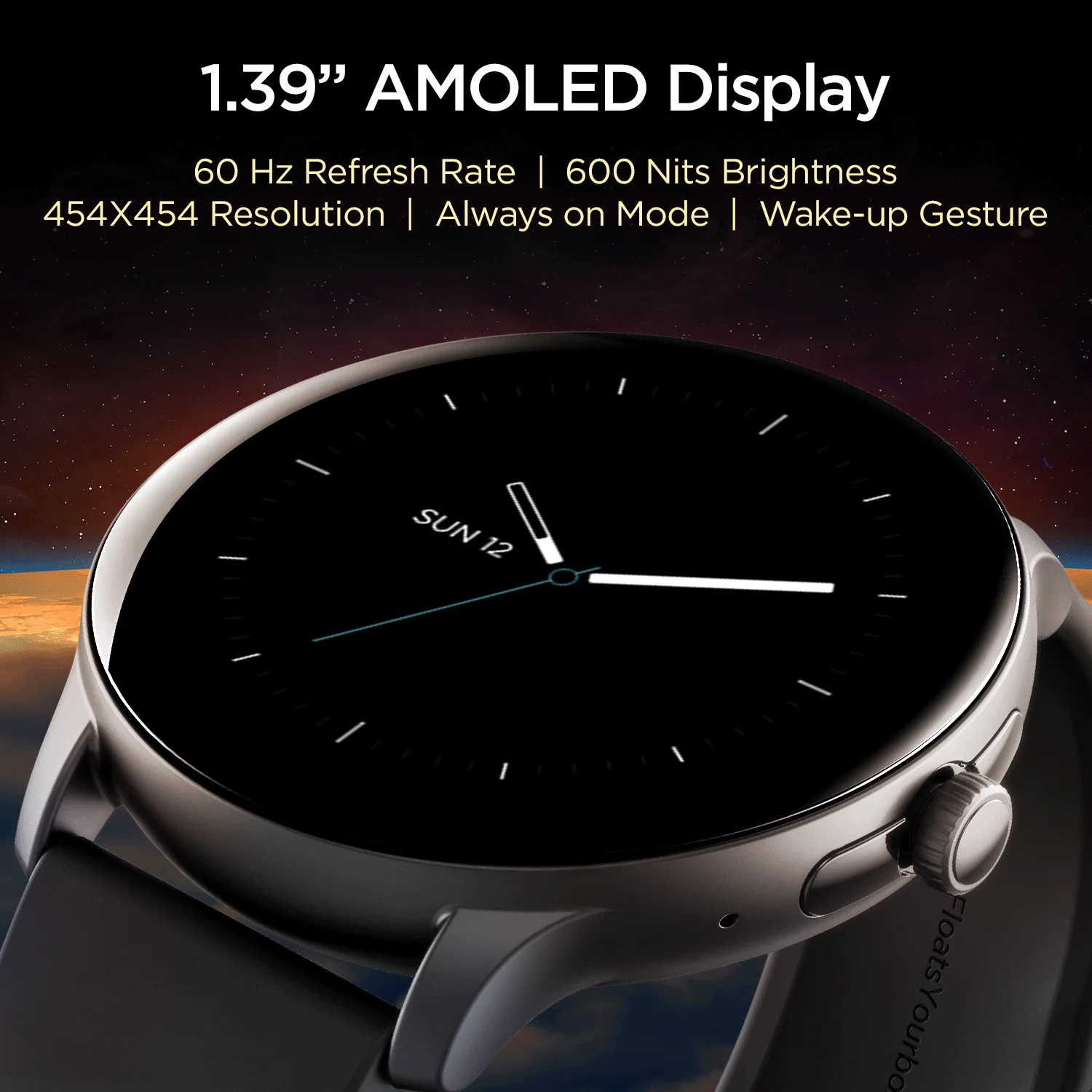 boAt Lunar Call Pro | Round Dial Smart Watch with 1.39" (3.53 cms) Big AMOLED Display, SensAi, Watch Face Studio, Bluetooth Calling, 700+ Active Modes, Apollo3.5 Blue Plus Processor - Image 5