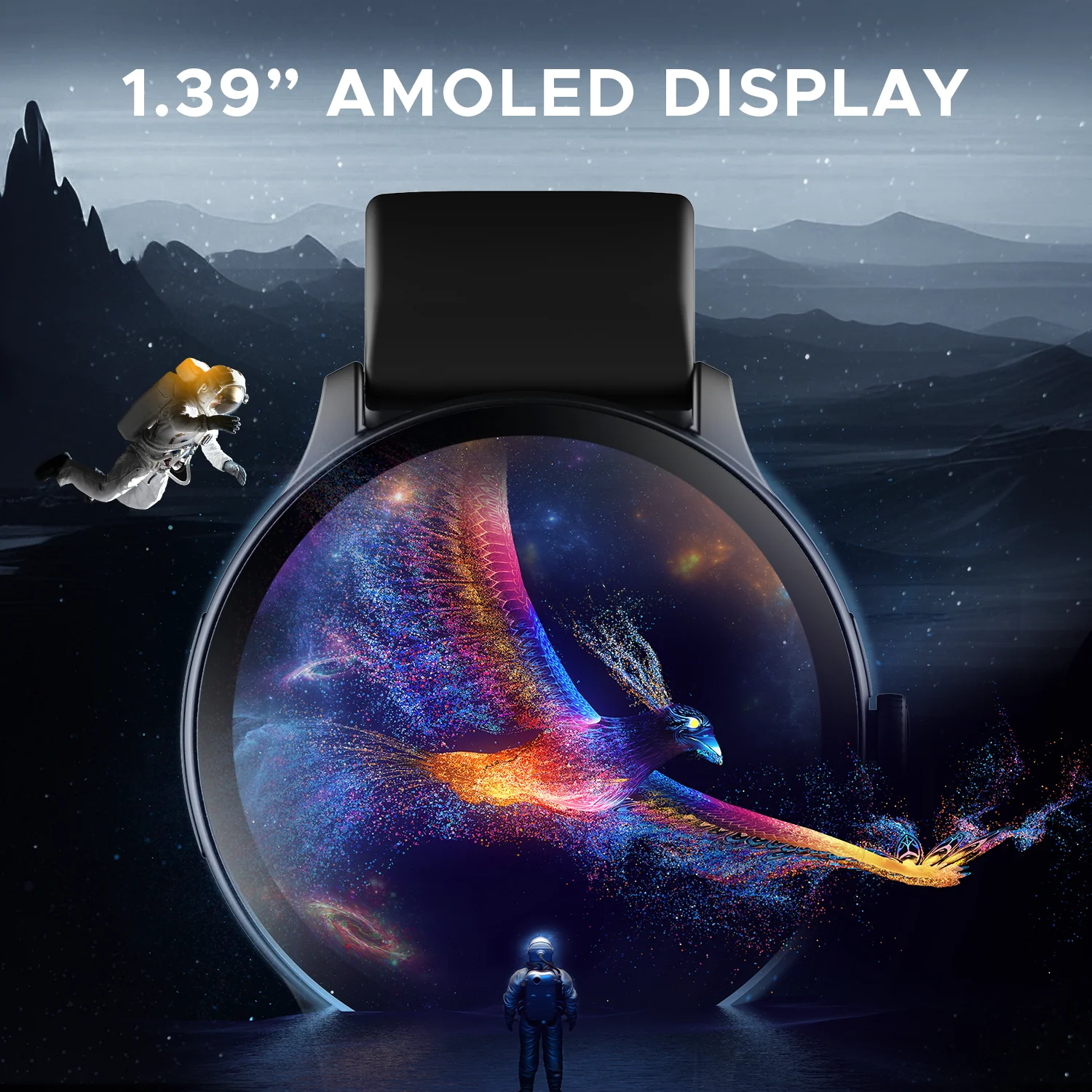 boAt Lunar Connect Pro | Premium Round Dial Smartwatch with 1.39" (3.53 cms) Big Amoled Display, Watch Face Studio, 700+ Active Modes, 15 Days Of Battery Life - Image 13