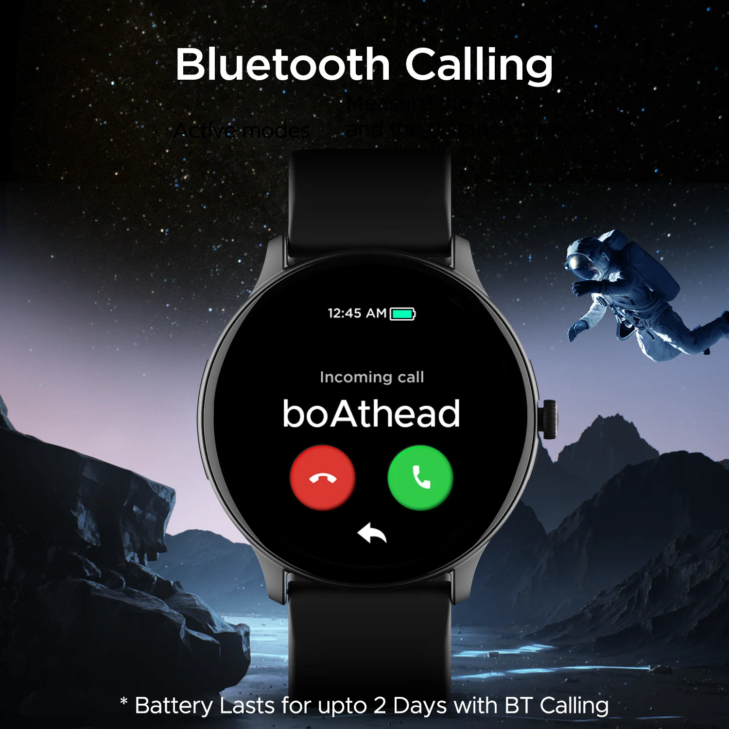 boAt Lunar Connect Pro | Premium Round Dial Smartwatch with 1.39" (3.53 cms) Big Amoled Display, Watch Face Studio, 700+ Active Modes, 15 Days Of Battery Life - Image 14