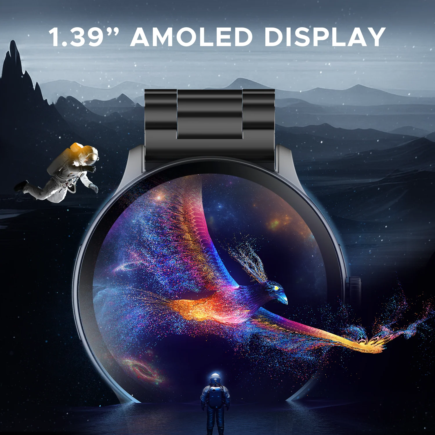 boAt Lunar Connect Pro | Premium Round Dial Smartwatch with 1.39" (3.53 cms) Big Amoled Display, Watch Face Studio, 700+ Active Modes, 15 Days Of Battery Life - Image 17