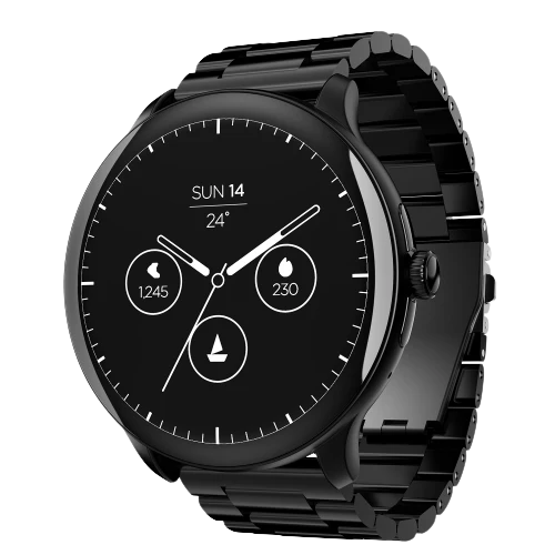 boAt Lunar Connect Pro | Premium Round Dial Smartwatch with 1.39" (3.53 cms) Big Amoled Display, Watch Face Studio, 700+ Active Modes, 15 Days Of Battery Life - Image 4