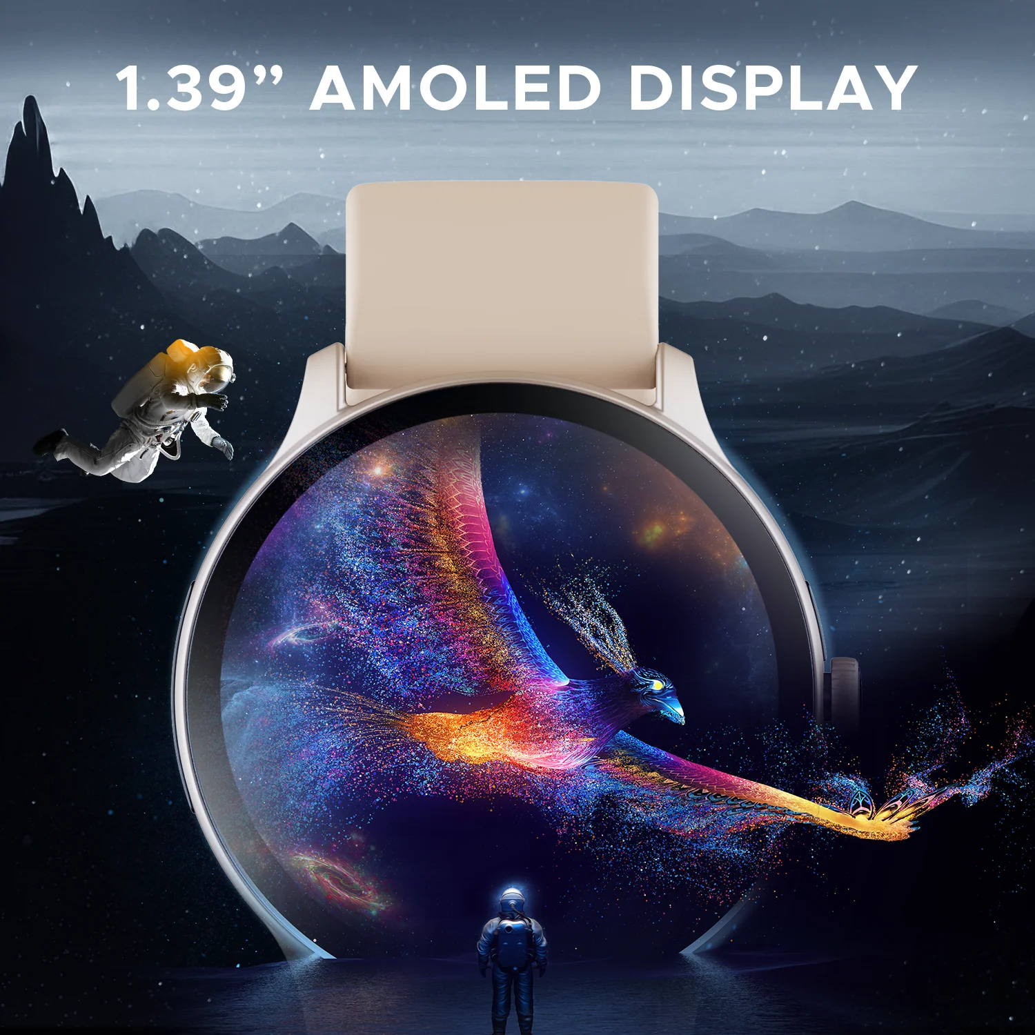 boAt Lunar Connect Pro | Premium Round Dial Smartwatch with 1.39" (3.53 cms) Big Amoled Display, Watch Face Studio, 700+ Active Modes, 15 Days Of Battery Life - Image 5