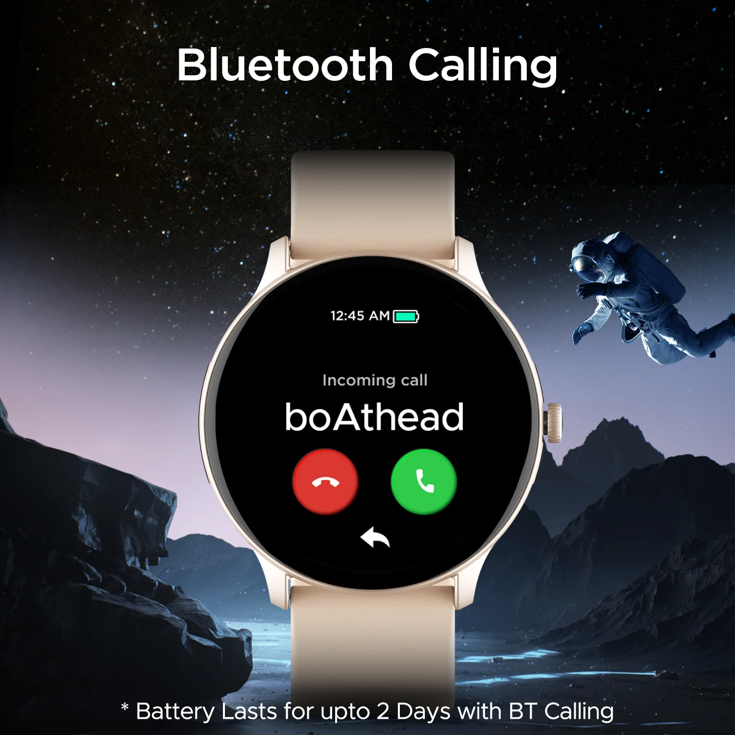 boAt Lunar Connect Pro | Premium Round Dial Smartwatch with 1.39" (3.53 cms) Big Amoled Display, Watch Face Studio, 700+ Active Modes, 15 Days Of Battery Life - Image 6