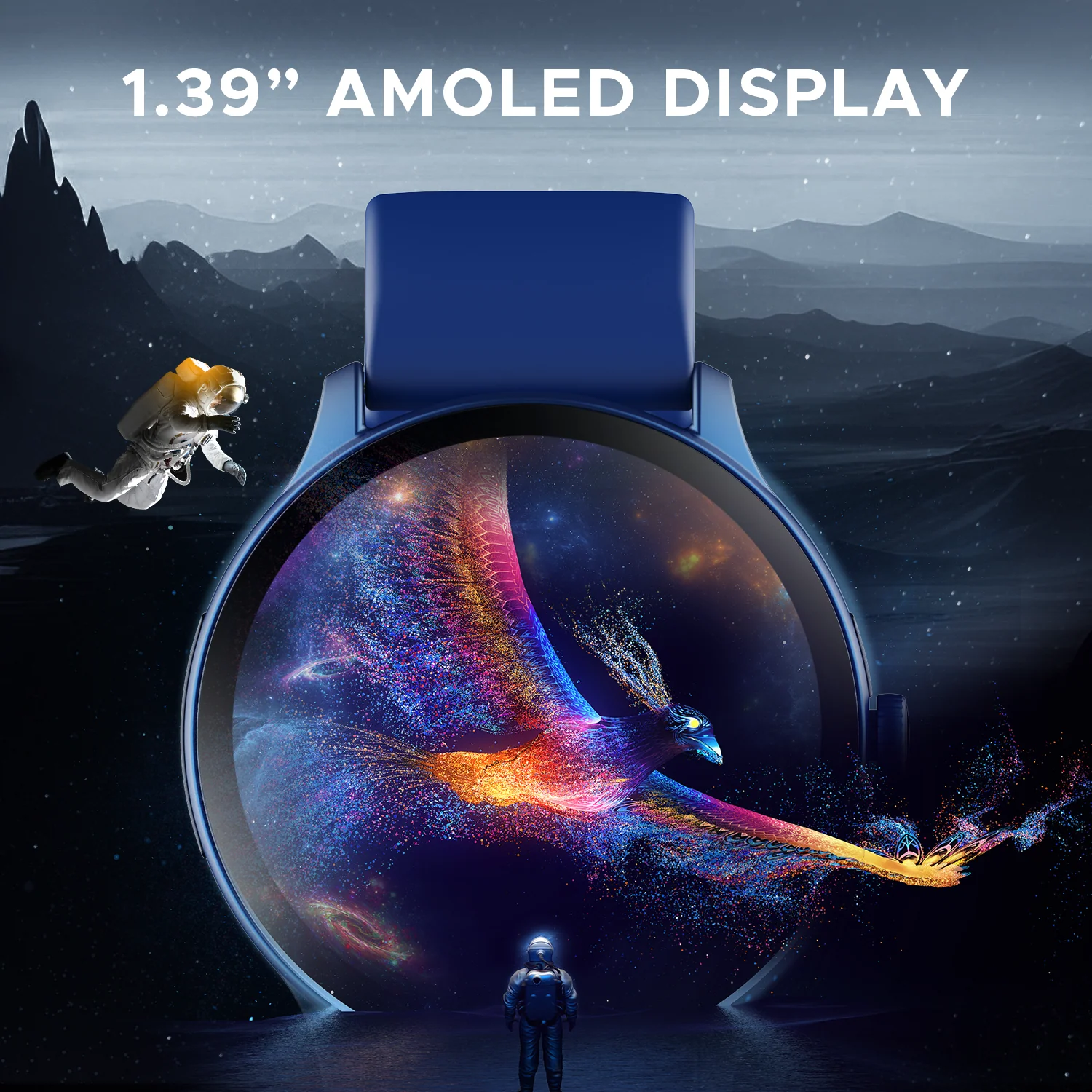 boAt Lunar Connect Pro | Premium Round Dial Smartwatch with 1.39" (3.53 cms) Big Amoled Display, Watch Face Studio, 700+ Active Modes, 15 Days Of Battery Life - Image 9