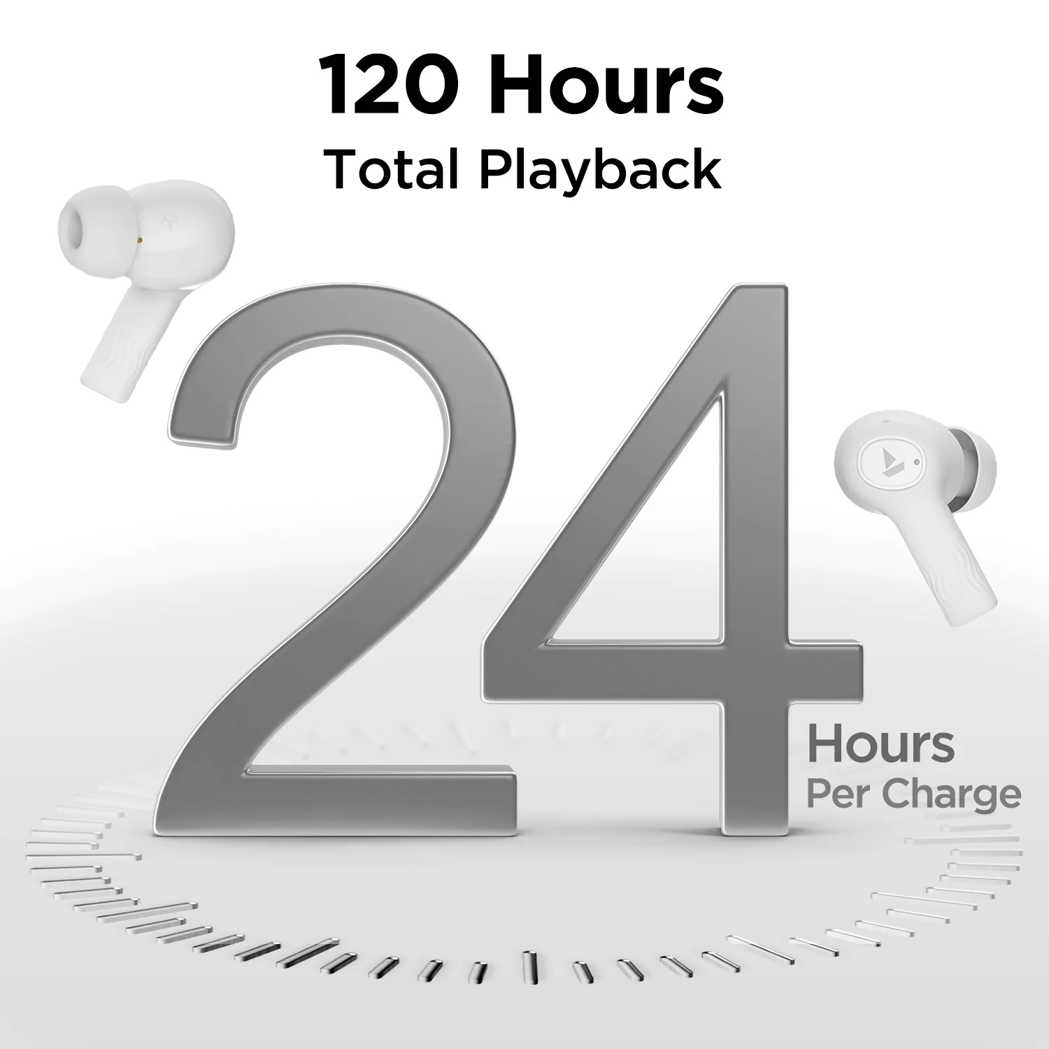 boAt Nirvana Ion | Bluetooth Wireless Earbuds with Crystal Bionic Sound powered by HiFi®️ DSP, 120 Hours Playback, Dual EQ Modes, Quad Mics with ENx™ Technology - Image 8