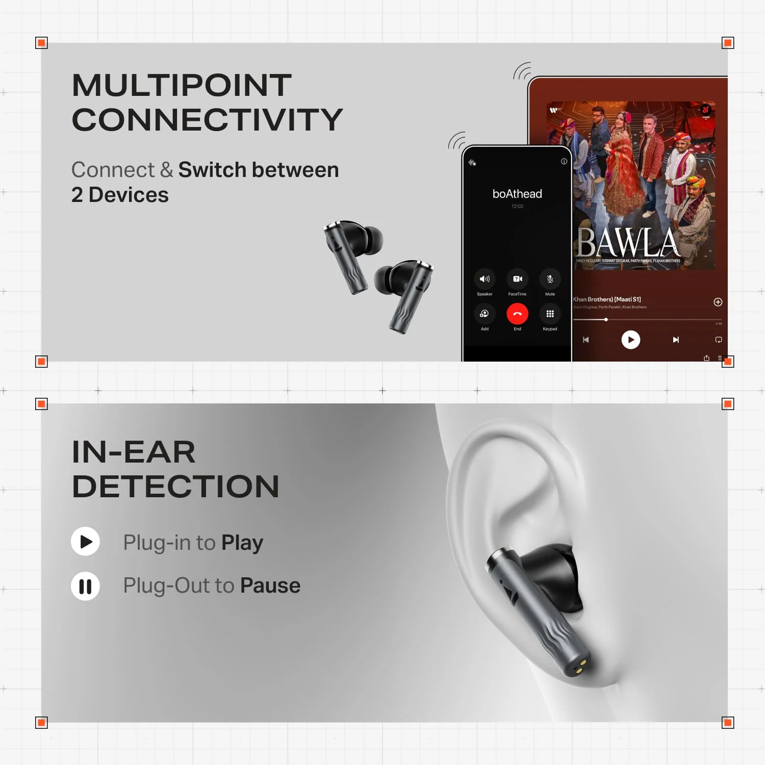 boAt Nirvana Zenith Pro | Wireless Earbuds with Spatial Audio, 80H Playback & 50dB Hybrid Adaptive ANC - Image 30