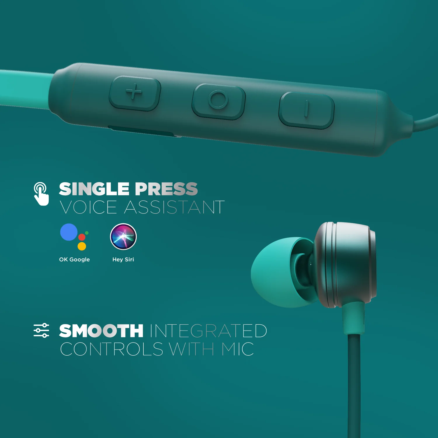boAt Rockerz 195 | Equipped with 10mm Titanium Drivers, 15H Nonstop Playback, Fast Charging, Magnetic Earbuds - Image 11