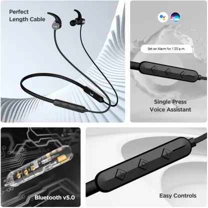 boAt Rockerz 255 | Bluetooth Wireless Earphone with 10 mm Dynamic Drivers, Uninterrupted Music Upto 6 Hours, IPX5 Sweat & Water Resistance, cVc Noise Cancellation - Image 10