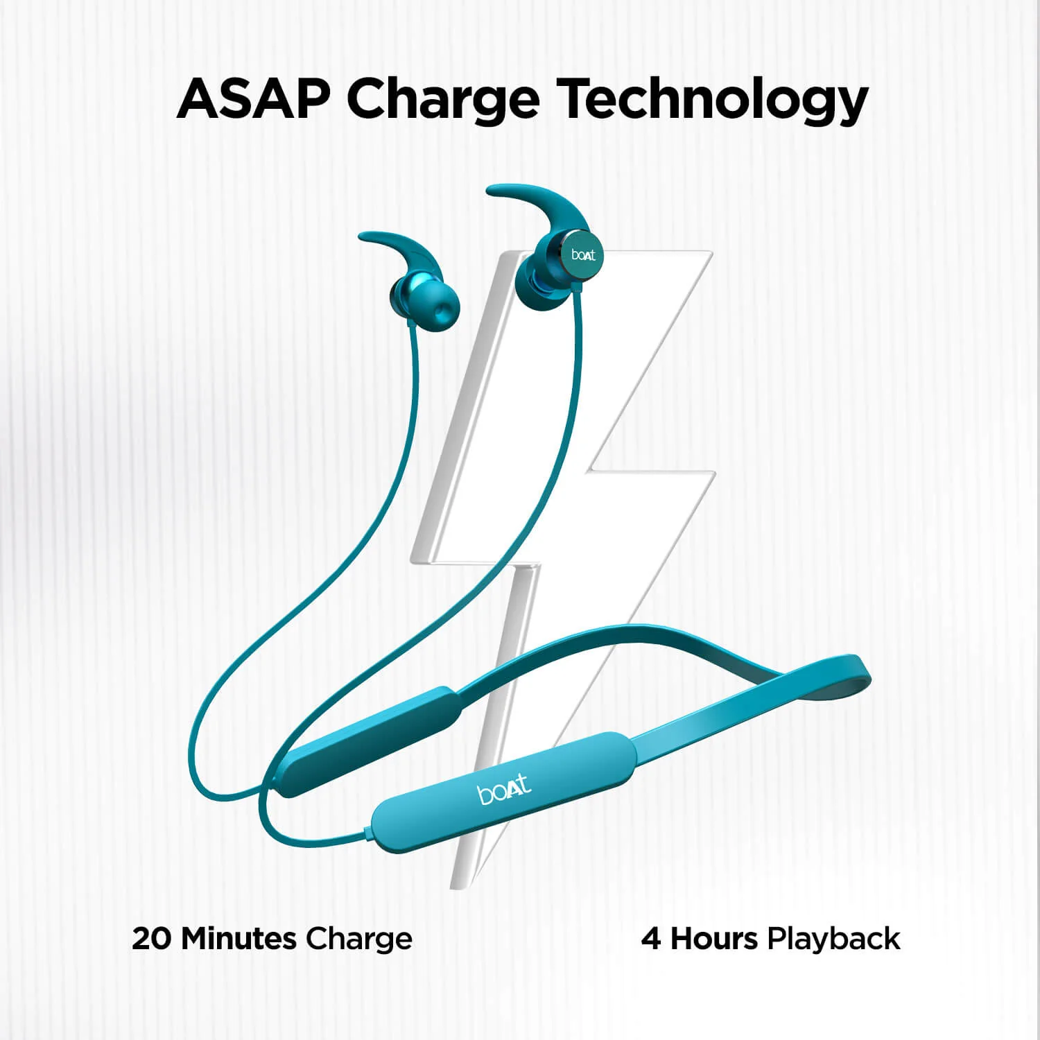 boAt Rockerz 255 Pro | Wireless Neckband with 10mm Drivers, Upto 8H Uninterrupted Music, Ergonomic and comfortable - Image 9